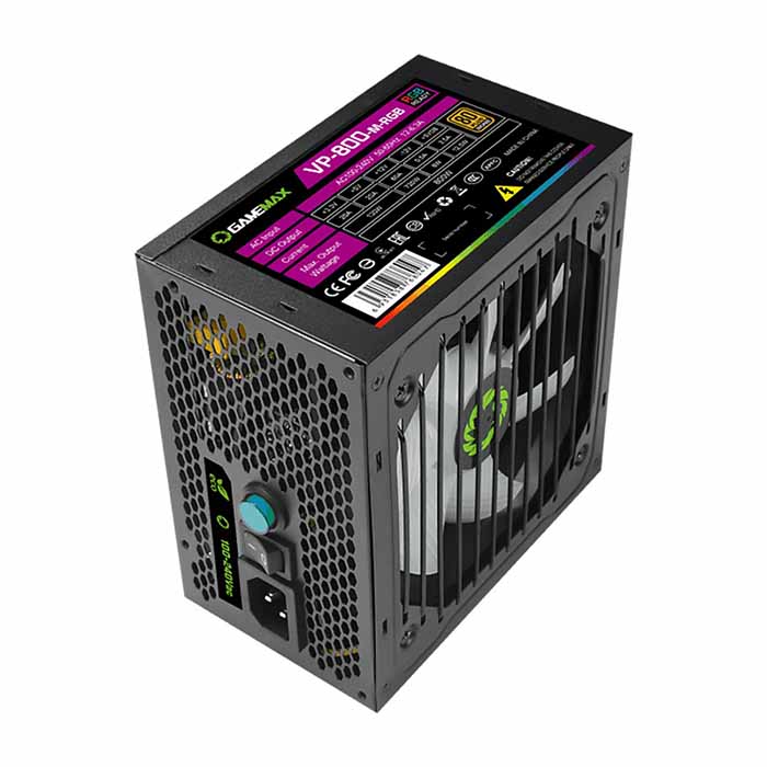بررسی پاور GameMax VP 800 RGB-M