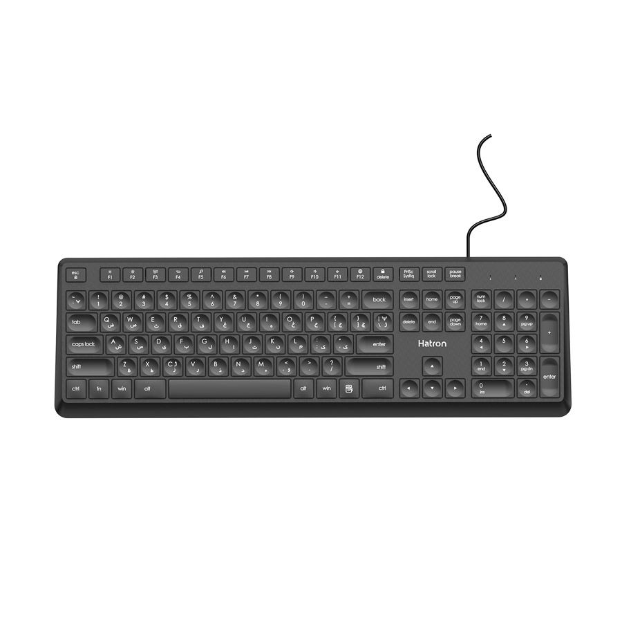 کیبورد سیم دار هترون HK190