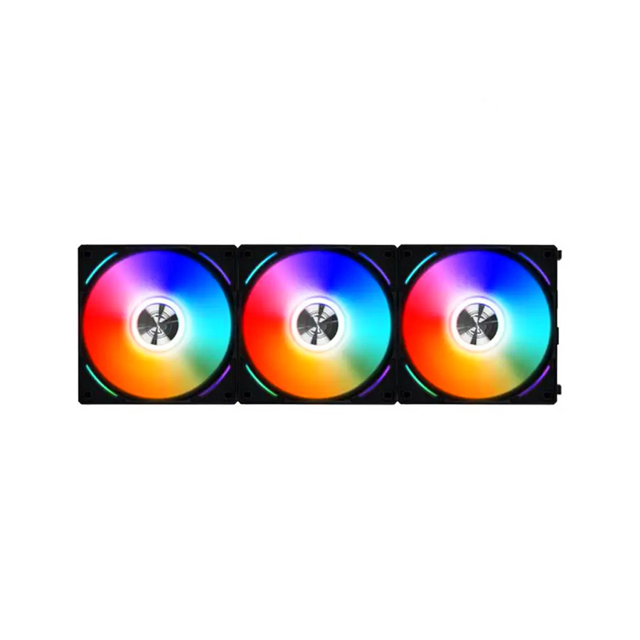 فن کیس Lian Li UNI Fan AL 120 Black بسته 3 عددی